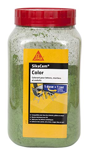 Sikacim Color – Farbstoffe in Pulverform für Zement, Kalk und Gips, grün, 73603