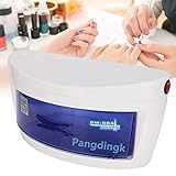 Pangding Nail Art Sterilisator Box, professionelle UV-Ozon-Desinfektionsmaschine Maniküre Friseur Beauty Instrument Timing Desinfektionsschublade(EU)