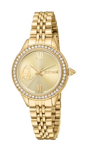 Just Cavalli Damen Analog Quarz Uhr mit Edelstahl Armband JC1L316M0055