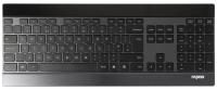 Rapoo E9270P kabellose Tastatur, Wireless (5 GHz) via USB, flaches Aluminium Design, Full-size, Multimedia-Touch Tasten, DE-Layout QWERTZ, schwarz