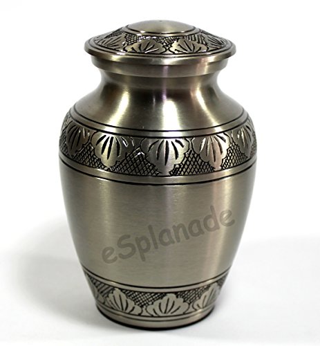 eSplanade Metall-Urnen-Gedenkglas-Behälter (Zinn)