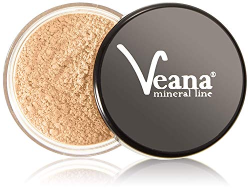 Veana Mineral Foundation - Fairest (6g) - ohne Farbstoffe, Öle, Chemikalien, Auffüller, Additive oder Konservierungsstoffe.
