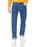 Levi's Herren 501 Original Fit Jeans, Stonewash, 28W / 32L
