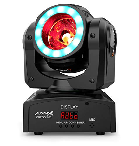 Audibax Oregon 60 Handheld Discoteca Beam 60w RGBw + LED Ring