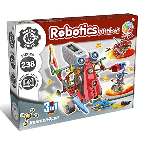 Science4you - Robotics alfabot 3 in 1 Spielzeug Wissenschaft und Bildung Stem (605176)
