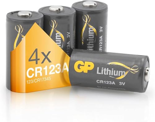 GP Batteries 070CR123AEC4 Haushaltsbatterie CR123A Lithium (070CR123AEC4)