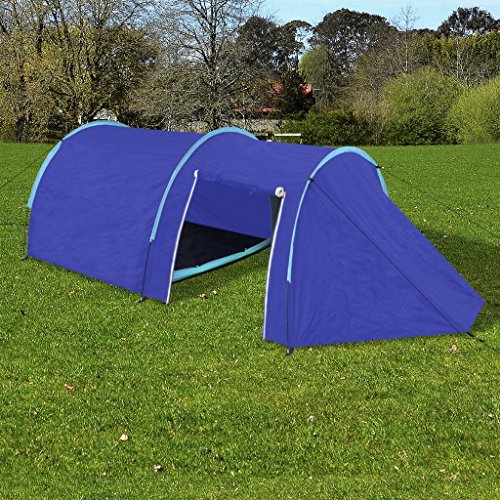Anself Campingzelt Familienzelt Gruppenzelt Zelt 4 Personen Wasserdicht 3 Farbe Optional