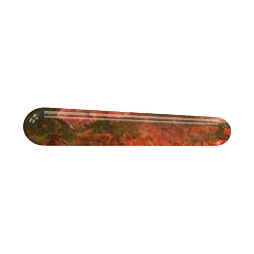 Haussammlung Rosenquarz-Massagestab, Obsidian-Stab, Massage-Übung, natürliches Jade-Stein-, roter Jaspis-Stab (Color : Unakite Stick)