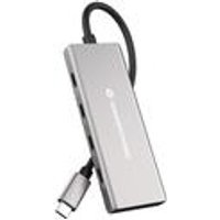 CONCEPTRONIC Dock USB-C->4xUSB-C,3xUSB-A,100WPD o.N.0.25m gr (HUBBIES17G)