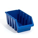 10 Stck. Ergobox Box Stapelboxen blau Gr.4 Lagerkiste Kunststoff 204x330x155