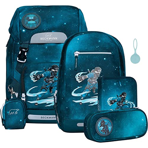 Beckmann Classic 22L Ninja Master Schulrucksack 4tlg. Set