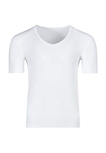 Huber Herren T-Shirt Unterwäsche, White, M