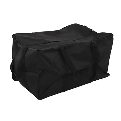 Okuyonic BBQ-Werkzeugtasche, schwarz, verschleißfest, tragbare Tragetasche für Grillwerkzeuge, große Kapazität, staubdicht, 74 x 57 x 43 cm, für Picknicks