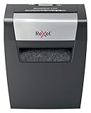 Rexel Aktenvernichter Momentum X308, Partikelschnitt, 9-8 Blatt A4 (70-80 g/m²) Kapazität, Sicherheitsstufe P3, 15L Abfallbehälter, Schredder, schwarz, 2104570EU