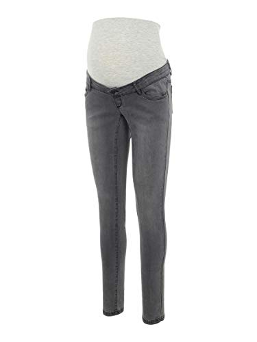 MAMALICIOUS Damen MLLOLA Slim Grey Jeans A. NOOS Hose, Grau Denim, W26/L32