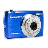 AGFA Photo Realishot DC8200 - Kompakte Digitalkamera (18 MP, 2,7"-LCD-Monitor, 8-facher optischer Zoom, Lithium-Akku, 16GB SD-Karte) Blau