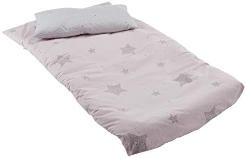 Petitpraia Etoile Rosa Schlafsack für Kinderbett 70 - Füllung enthalten - Schlafsäcke