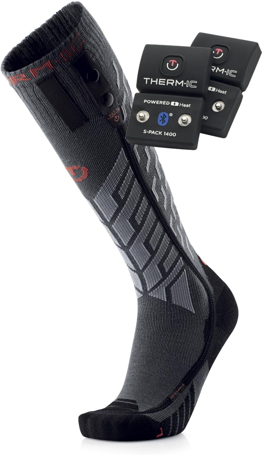 Therm-ic Ultra Warm Performance Socken S.E.T. SPack 1400 BT (Gr&ouml;&szlig;e: 42.0 - 44.0, grey/orange)