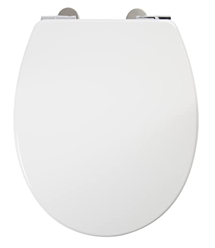 Croydex antibakterieller Toilettensitz mit langsam-schließendem Deckel, weiß