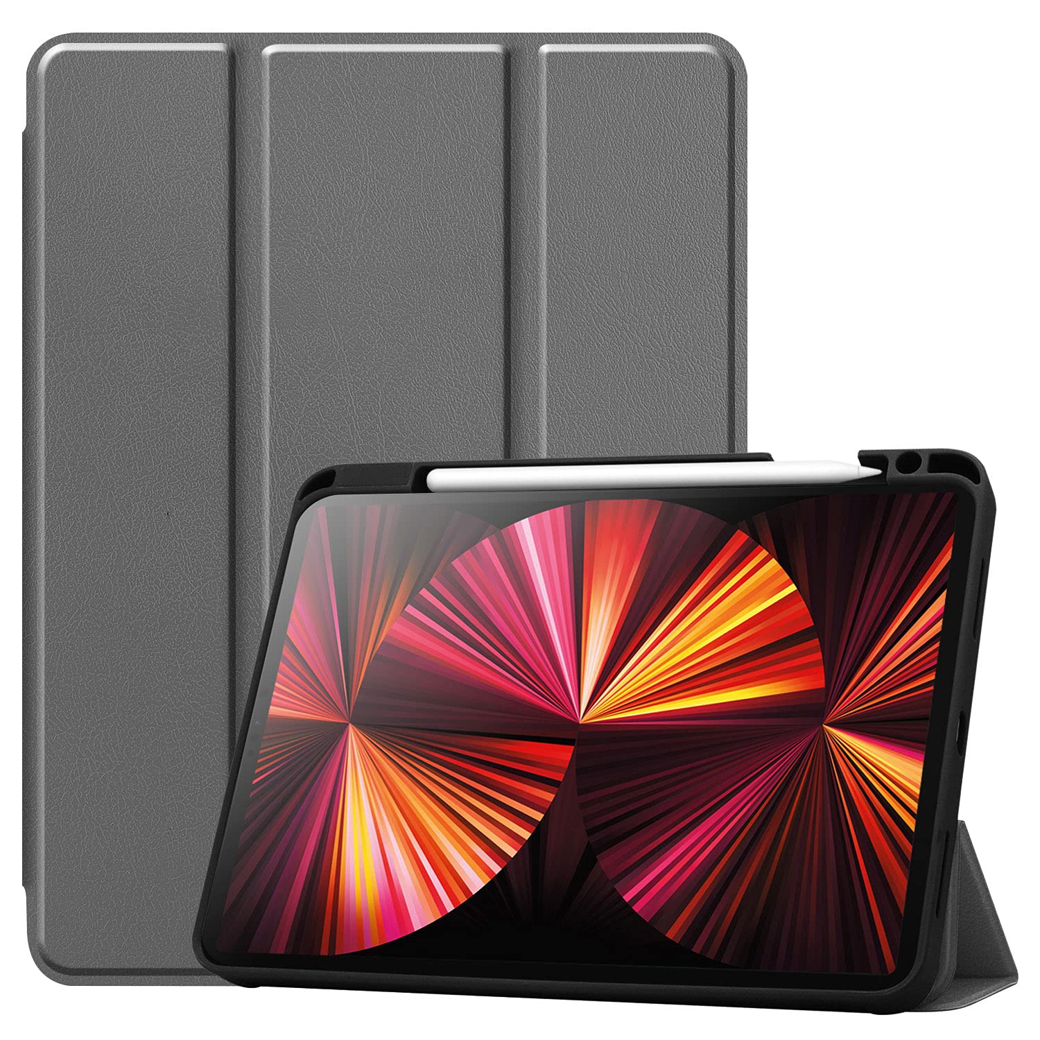 Arktis iPad Pro Hülle, Premium Smart Case kompatibel mit iPad Pro 11" (2020/2021) [Sleep & Wake-Up-Funktion] Schutzhülle Smart Case Grau