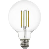 EGLO connect.z Smart-Home LED Leuchtmittel E27, ST64, ZigBee, App und Sprachsteuerung Alexa, dimmbar, Lichtfarbe einstellbar (warmweiß-kaltweiß), 700 Lumen, 6 Watt, Vintage-Glühbirne klar