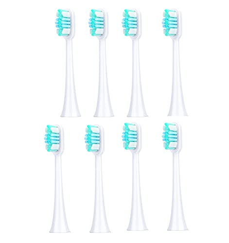 Shenghao Yige Store Zahnbürstenkopf, passend für S100 und S200 S600 S900 Ultraschall-Schall-elektrische Zahnbürste, passend für elektrische Zahnbürstenköpfe (Farbe: 8 weiße, kupferfrei)
