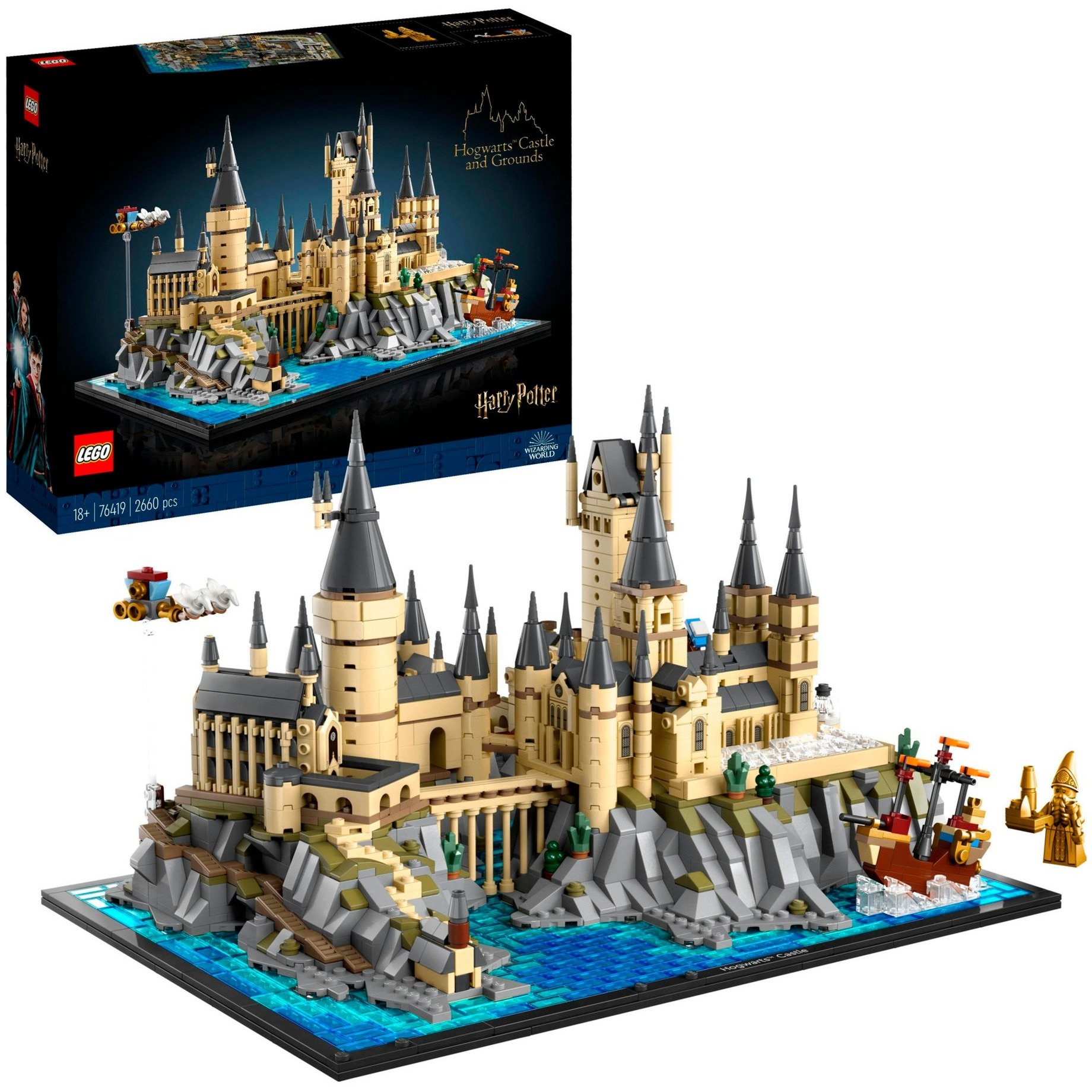 76419 Harry Potter Schloss Hogwarts mit Schlossgelände, Konstruktionsspielzeug