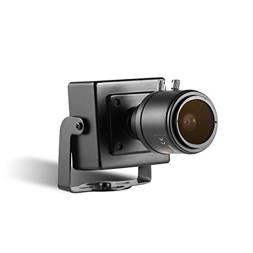 Revotech Zoom Mini Sicherheits IP Kamera, HD 3MP Innenkamera ONVIF 2,8-12 mm Manuelles Zoomobjektiv P2P H.265 CCTV Videokamera(I712 Schwarz)