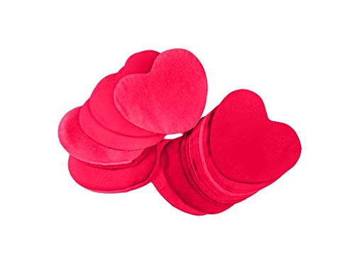 Tcm Fx Konfetti in Herzform, Rot, 55 x 55 mm, 1 kg, Mehrfarbig, Einheitsgröße