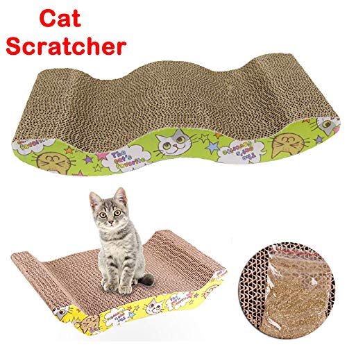 gongxi Cat Kitten Cardboard Wellpappe Scratcher Scratching Pad Schlafsofa Board Mat