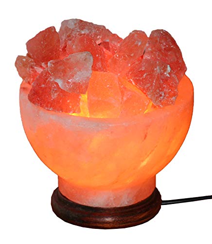 Kristallsalz Feuerschale-Feuerkorb mit 3kg Salz aus einem Vorgebirge des Himalaya/Pakistan