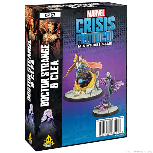 Marvel Crisis Procol - Crisis Protocol Doctor Strange & Clea EN - Miniatur-Spiel auf Englisch