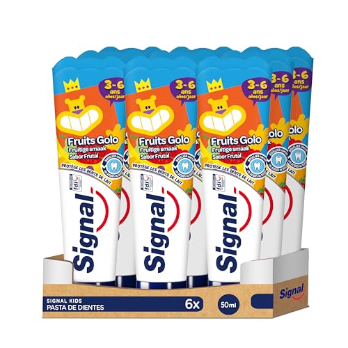 Signal Kids Zahnpasta für Kinder, Fruchtgeschmack, 75 ml, 12 Stück