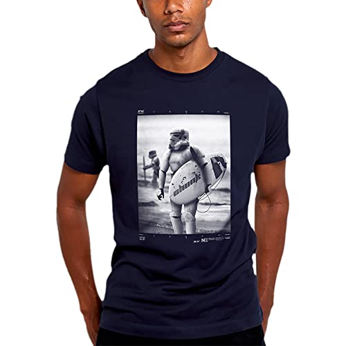 Surfing Trooper T-Shirt für Star Wars Fans blau - L