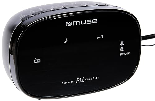 Muse M-150-CR Uhren-Radio (FM-PLL, LED-Display,) schwarz