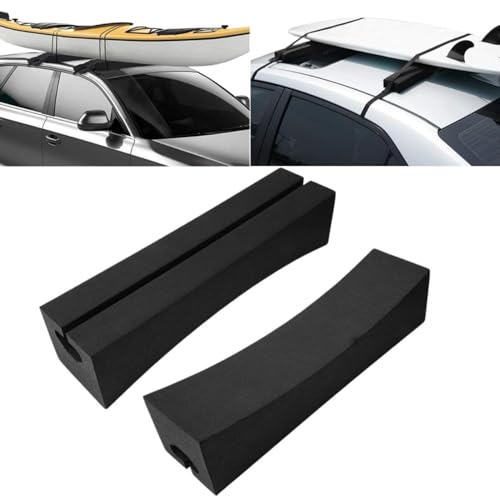 Jadeshay Auto-Dachgepäckträger, tragbare Eva-weiche ovale Auto-Dachgepäckträger im Freien für Surfbrett-Kajak-Stand-up-Paddel