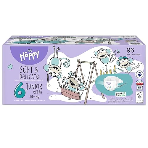 bella baby Happy Windeln Gr.6 Junior Extra 15+ kg HAPPY BOX 96 Stück