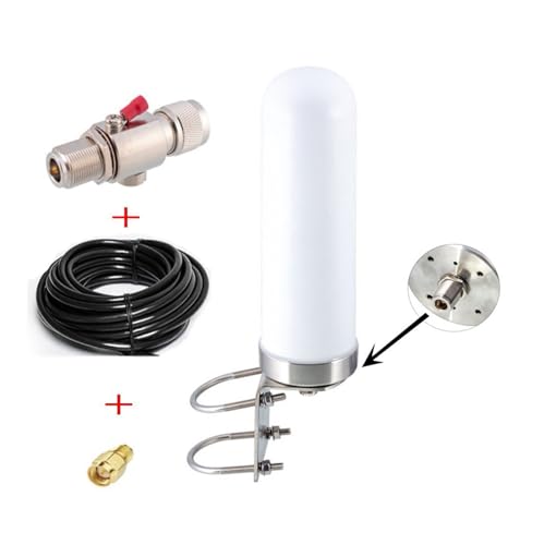 Kompatibel mit HE-Lium R-a-k Mi-ner 12 DBI 915M-H-Z Antenne, die mit Cal-ChipConnect kompatibel ist R-a-k NE-BRA BO-BCAT SY-NCROBIT 3Meter-Kabel Omni-Antenne (Color : Lightning arrester)