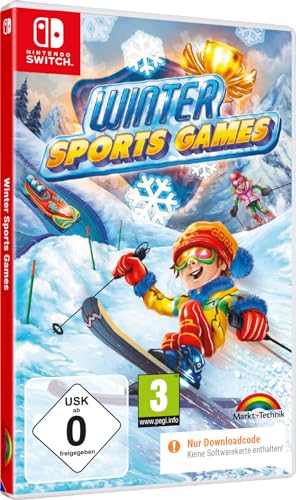 Winter Sports Games - Skispringen, Alpin, Bobfahren, Rennrodeln, Curling, Slamom für Switch
