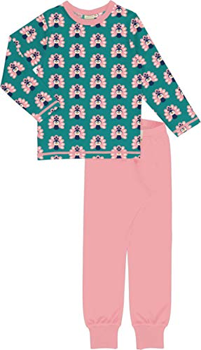 Maxomorra Pyjama Set LS Peacock, 74/80