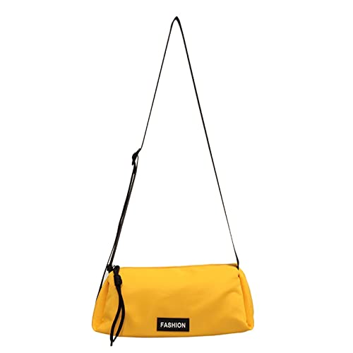 Sports Gym Sling Bag Weekender-Taschen for Damen und Herren Messenger Bag mit großer Kapazität (Color : Yellow3)