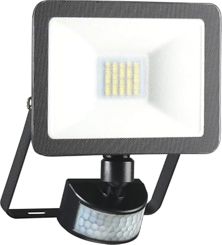 ELRO LF60 Design-LED-Außenleuchte mit Bewegungssensor - 10 W – 800 LM – IP54 Wasserdicht - Schwarz
