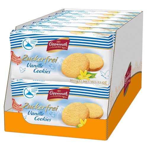Coppenrath Zuckerfrei Vanille Cookies, 14er Pack, 14 x 200 g