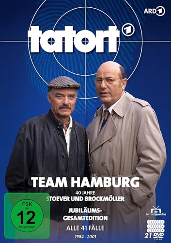 Tatort Hamburg - 40 Jahre Stoever und Brockmöller - Jubiläums-Gesamtedition (Erstmals alle 41 Folgen) [21 DVDs]