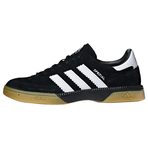 adidas HB Spezial Herren Handballschuhe, Schwarz (Black 1/Running White/Black 1), 40 2/3 EU