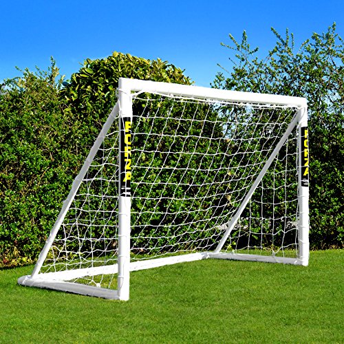 Net World Sports Forza 1,8m x 1,2m Fußballtor - Dieses Tor kann das ganze Jahr über bei jedem Wetter draußen gelassen Werden (Tor mit Tasche)