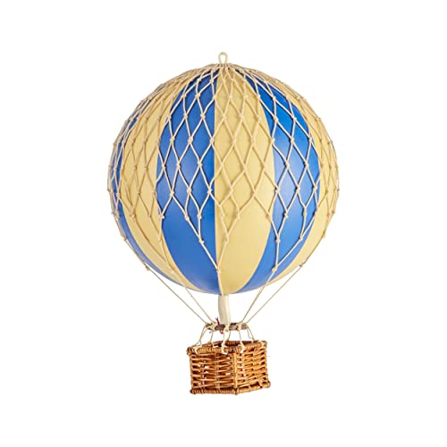 Authentic Models - Ballon, Dekoballon - Travels Light - Blue Double/blau-weiß - (DxH) 30x18cm
