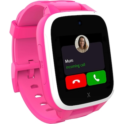 Xplora XGO 3 - wasserdichte Telefon Uhr für Kinder (mit SIM-Karte) - 4G, Anrufe, Nachrichten, Schulmodus, SOS-Funktion, GPS, Kamera, Schrittzähler - inkl kostenlosem Tarif-Vertrag für 3 Mon. (ROSA)