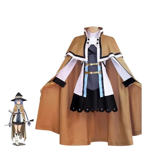 Bubels Anime Roxy Migurdia Cosplay Kostüm Damen Shirts Röcke Umhänge Mit Hüten Halloween Outfit Komplettset,Set-XL