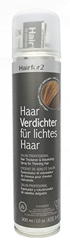 Hairfor2 Haarverdichtungsspray hellbraun, 1er Pack (1 x 300 g)